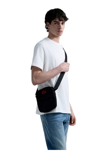 Replay CRNA REPLAY CROSSBODY TORBA S CAMO DETALJEM I CRVENIM LOGOTIPOM - 4