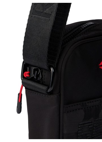 Replay CRNA REPLAY CROSSBODY TORBA S CAMO DETALJEM I CRVENIM LOGOTIPOM - 6