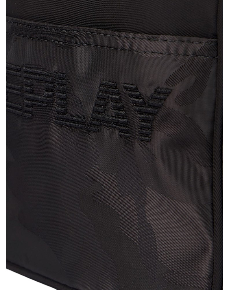 Replay CRNA REPLAY CROSSBODY TORBA S CAMO DETALJEM I CRVENIM LOGOTIPOM - 7