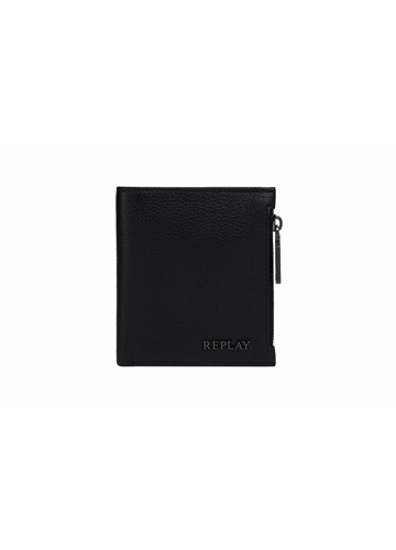 Replay CRNI MINI KOŽNI NOVČANIK SA ZIPOM  - 1 Replay CRNI MINI KOŽNI NOVČANIK SA ZIPOM  - 1