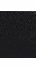 CRNI HAMMERED KOŽNI NOVČANIK S MINI LOGOTIPOM - 2
