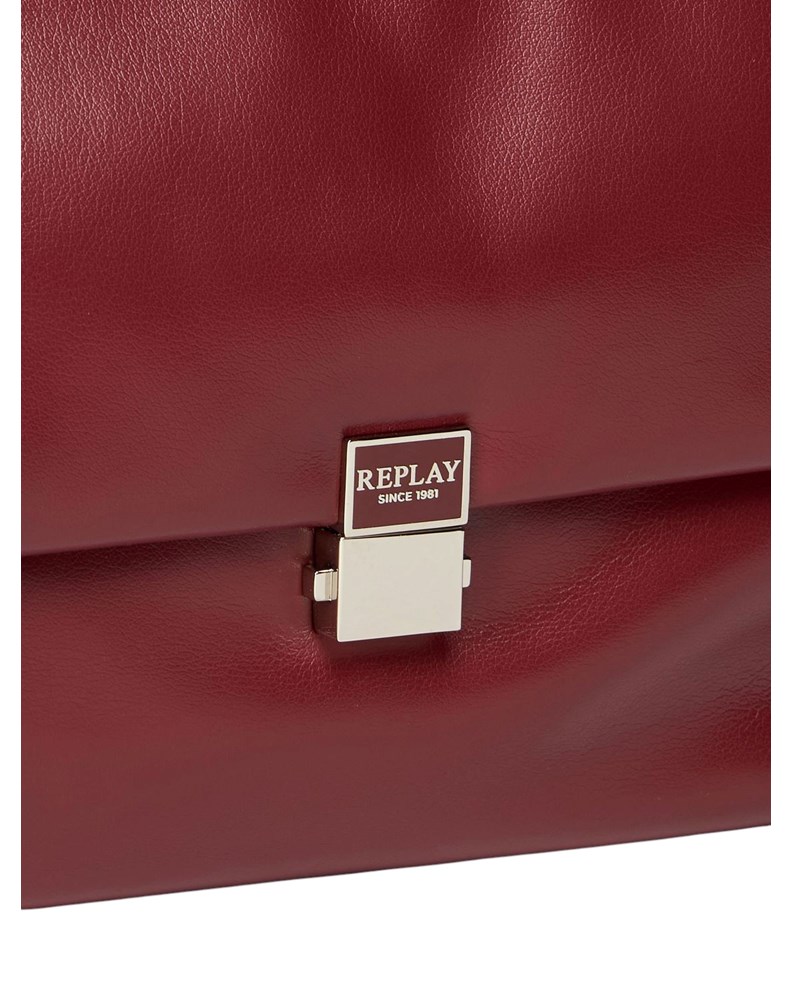 Replay CRVENA MINI SACK TORBA S LOGOTIP PLOČICOM - 6