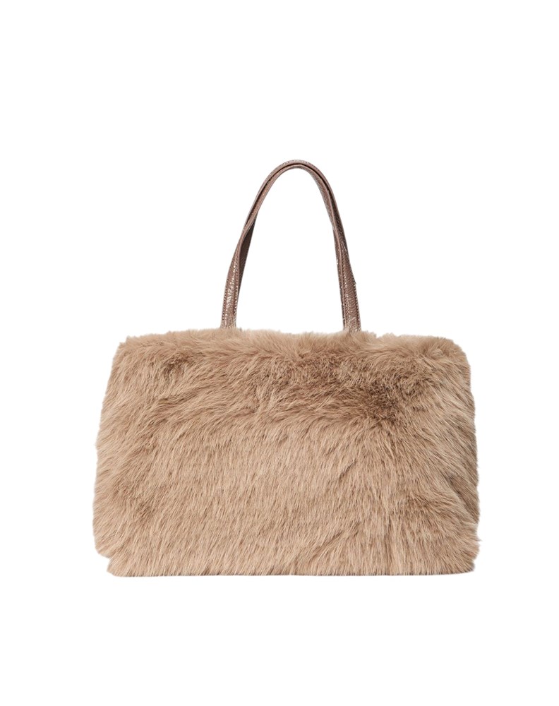 Replay BEŽ SOFT-TEXTURE SHOPPER TORBA S LAKIRANIM RUČKAMA - 3