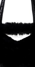 CRNA SOFT-TEXTURE SHOPPER TORBA S LAKIRANIM RUČKAMA - 5