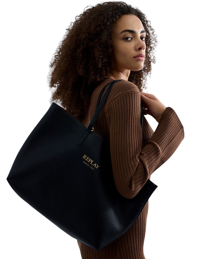 Replay DVOSTRANA REPLAY TORBA S ODVOJIVOM SHEARLING CLUTCH TORBICOM - 4