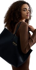 DVOSTRANA REPLAY TORBA S ODVOJIVOM SHEARLING CLUTCH TORBICOM - 4