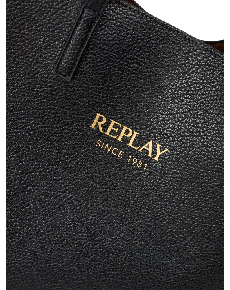 Replay DVOSTRANA REPLAY TORBA S ODVOJIVOM SHEARLING CLUTCH TORBICOM - 5