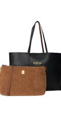 DVOSTRANA REPLAY TORBA S ODVOJIVOM SHEARLING CLUTCH TORBICOM - 7