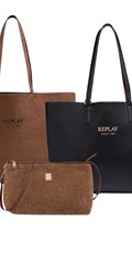 DVOSTRANA REPLAY TORBA S ODVOJIVOM SHEARLING CLUTCH TORBICOM - 8