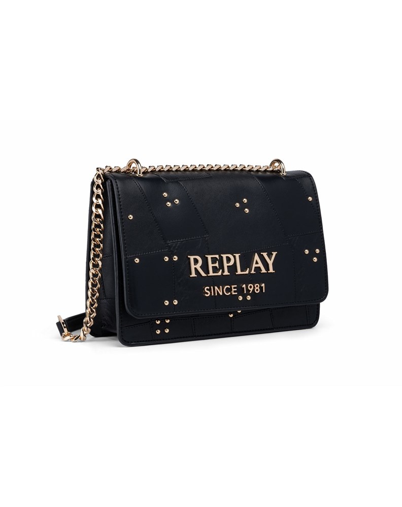 Replay PATCHWORK TORBA S PREKLOPOM I ZLATNIM LOGOTIPOM - 2