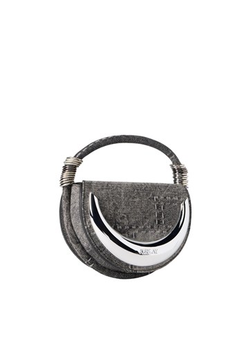 Replay OKRUGLA TORBICA OD ISPRANOG TRAPERA U SIVOJ BOJI - 2