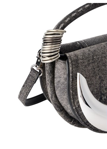 Replay OKRUGLA TORBICA OD ISPRANOG TRAPERA U SIVOJ BOJI - 5