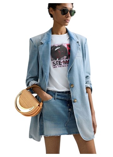 Replay REPLAY PLETENA TORBA SA ZLATNIM DETALJEM - 4