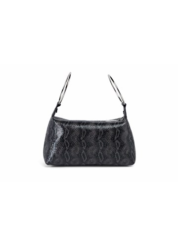 Replay ISPRANO CRNA TORBICA S EFEKTOM ZMIJSKE KOŽE - 3