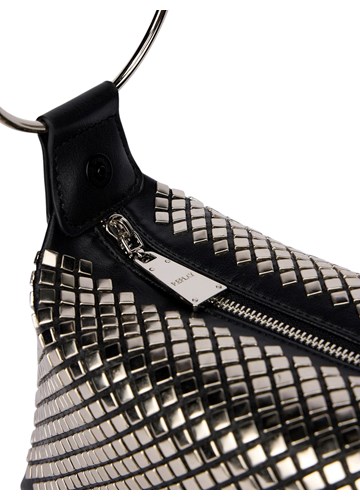 Replay CRNA TORBICA S RAVNIM METALIZIRANIM ZAKOVICAMA - 6