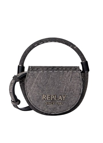 Replay OKRUGLA TORBICA OD ISPRANOG TAMNOG TRAPERA - 1