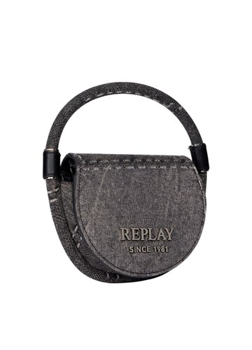 Replay OKRUGLA TORBICA OD ISPRANOG TAMNOG TRAPERA - 2