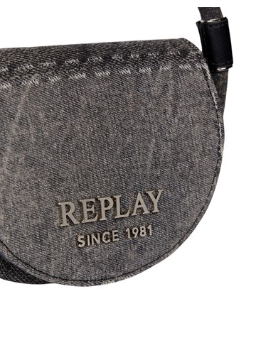 Replay OKRUGLA TORBICA OD ISPRANOG TAMNOG TRAPERA - 6