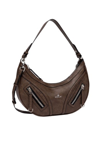 Replay SMEĐA VINTAGE HOBO TORBICA - 1