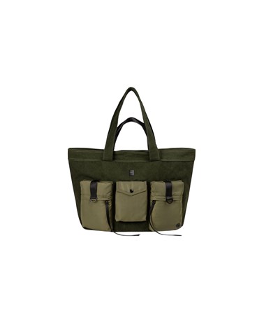 Replay zelena shopper torba s dodatnim pretincima