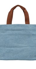 SHOPPER TORBA OD TRAPERA S MAXI LOGOTIP NATPISOM - 3