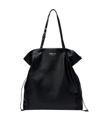 Replay velika crna torba s podesivim vezicama
