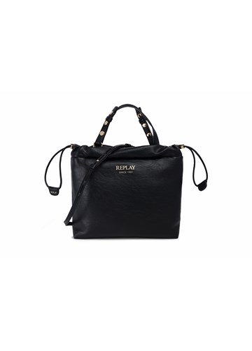 Replay CRNA MIDI TORBA NA RAME S PODESIVIM VEZICAMA - 1