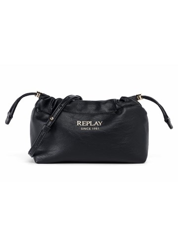 Replay CRNA MINI CINCH TORBICA S NATPISOM REPLAY - 1