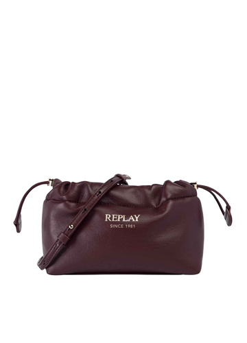 Replay TAMNO LJUBIČASTA MINI CINCH TORBICA S NATPISOM REPLAY - 1