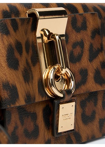 Replay REPLAY TORBA S LEOPARD UZORKOM I ZLATNOM METALNOM KOPČOM - 5