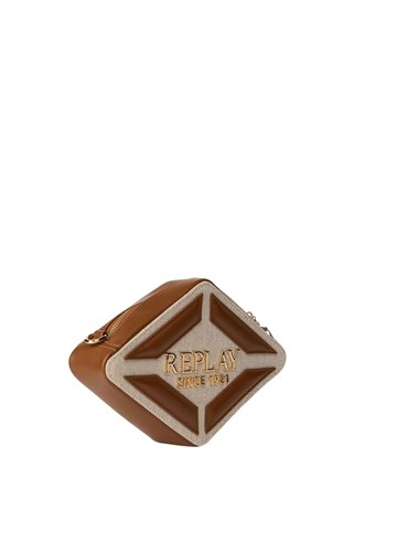 Replay REPLAY TORBA U OBLIKU ROMBA U KOMBINACIJI PLATNA I UMJETNE KOŽE - 2