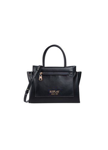 Replay REPLAY ELEGANTNA TOTE TORBA SA ZLATNIM DETALJIMA - 1