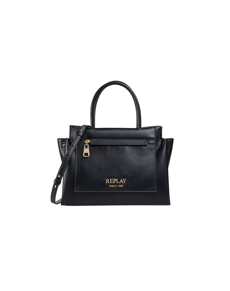 Replay REPLAY ELEGANTNA TOTE TORBA SA ZLATNIM DETALJIMA - 1