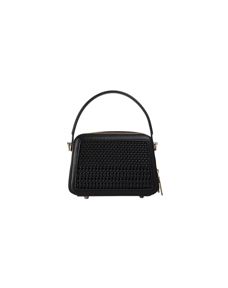 Replay CRNA CROSSBODY TORBA S UZORKOM PLETIVA - 3