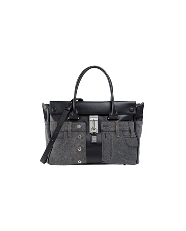 Replay velika tote torba s denim detaljima