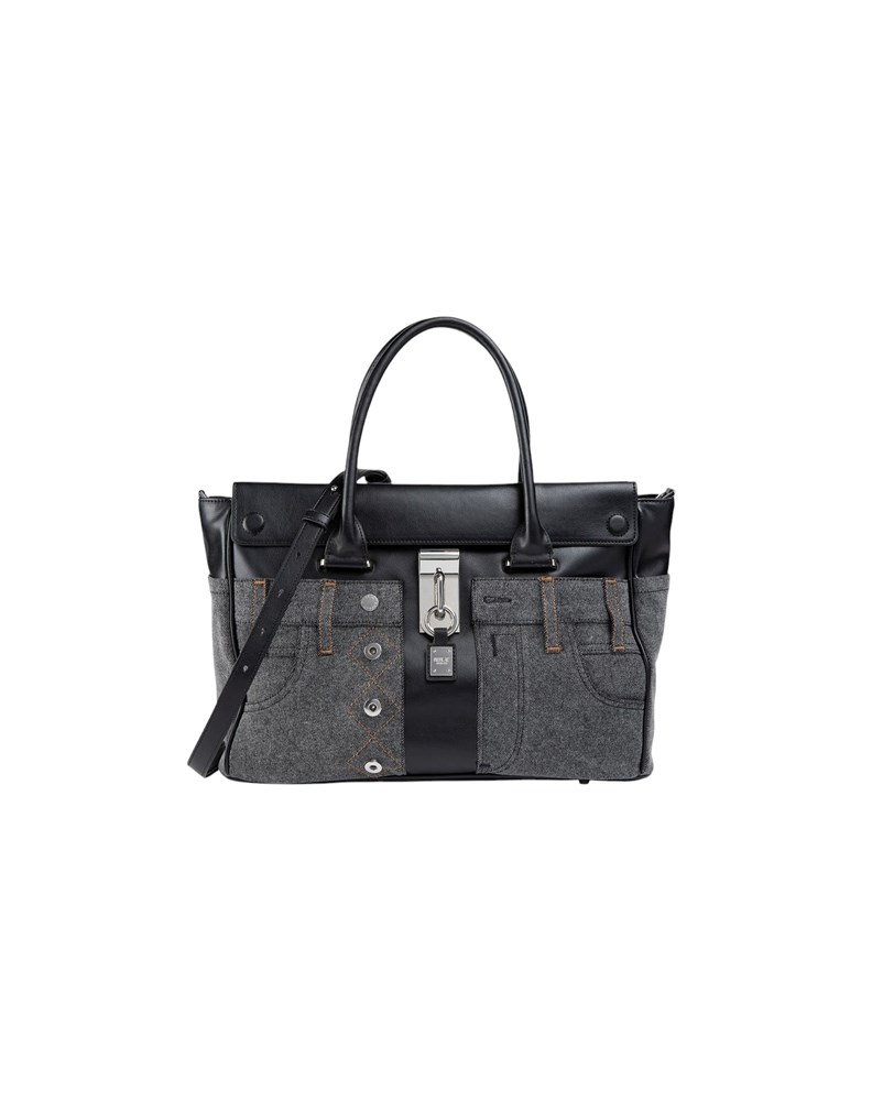 Replay VELIKA TOTE TORBA S DENIM DETALJIMA - 1