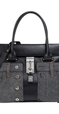 VELIKA TOTE TORBA S DENIM DETALJIMA - 1