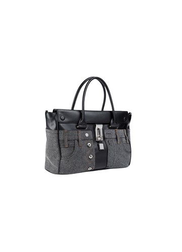Replay VELIKA TOTE TORBA S DENIM DETALJIMA - 2