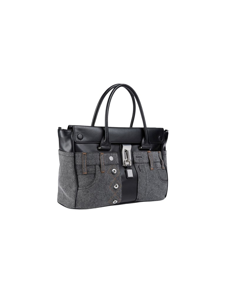Replay VELIKA TOTE TORBA S DENIM DETALJIMA - 2