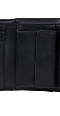 CRNI MINI NOVČANIK S OKRETNOM KOPČOM - 3