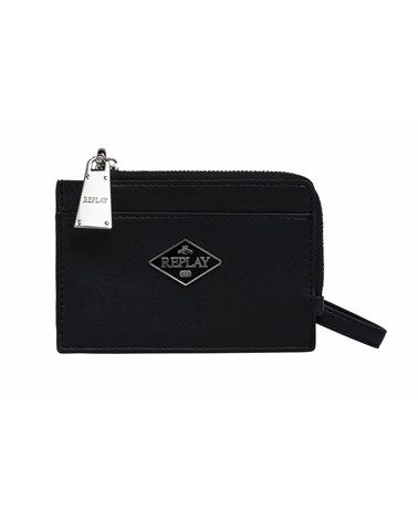 Replay mini novčanik u crnoj boji sa zipom