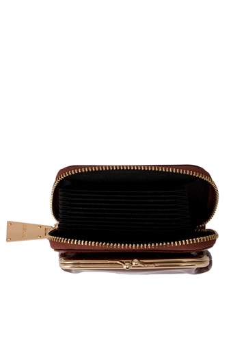 Replay SMEĐI LAKIRANI NOVČANIK S RETRO KOPČOM - 2