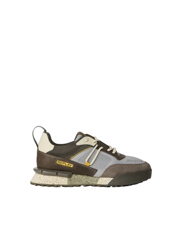 Replay field jupiter engineered 2 sive tenisice na vezanje