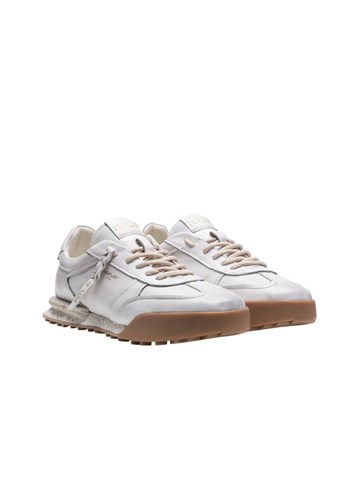 Replay FIELD LIMITED BIJELE KOŽNE TENISICE - 2