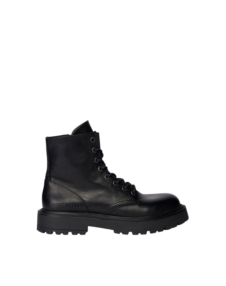 Replay URANUS DARK KOŽNE GLEŽNJAČE U CRNOJ BOJI  - 1