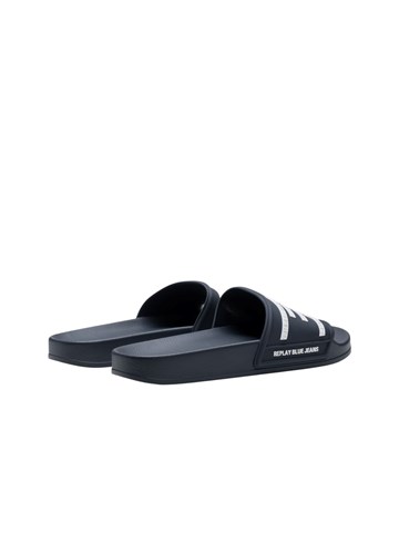 Replay TAMNO PLAVE REPLAY MUŠKE NATIKAČE S 3D NATPISOM - 3