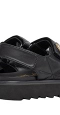 NEW ALICANTE PADDED CRNE SANDALE  - 3