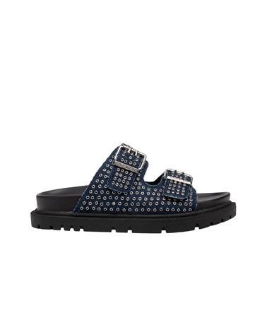 Replay jade studs ženske traper sandale