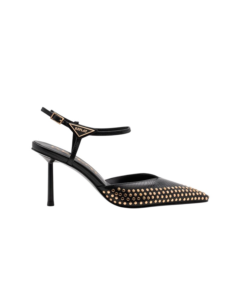 Replay CHARLOTTE SLING STUDS ŽENSKE SALONKE S OTVORENOM PETOM I ZAKOVICAMA - 1