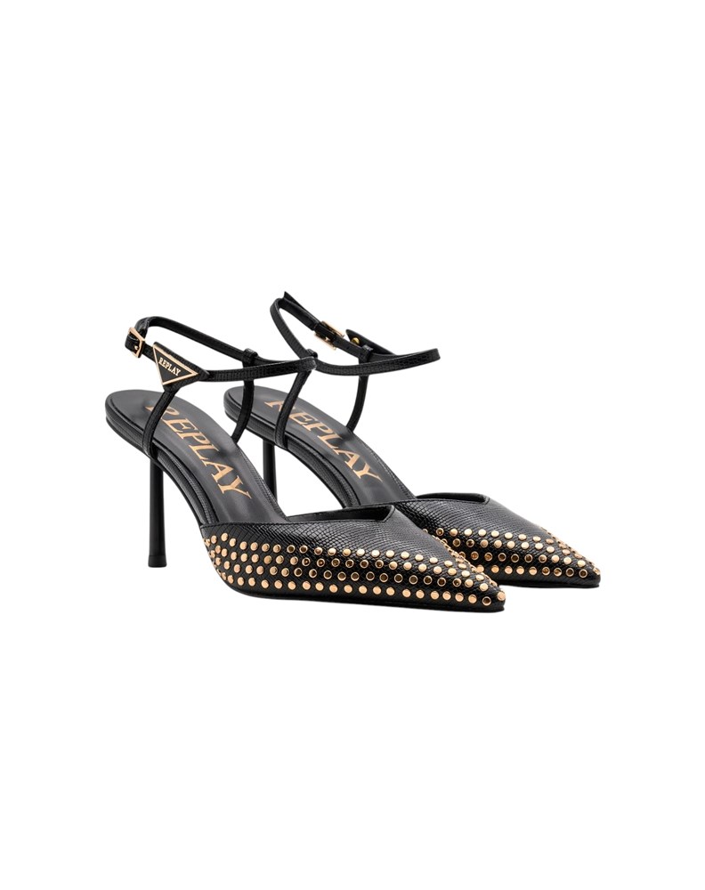 Replay CHARLOTTE SLING STUDS ŽENSKE SALONKE S OTVORENOM PETOM I ZAKOVICAMA - 2